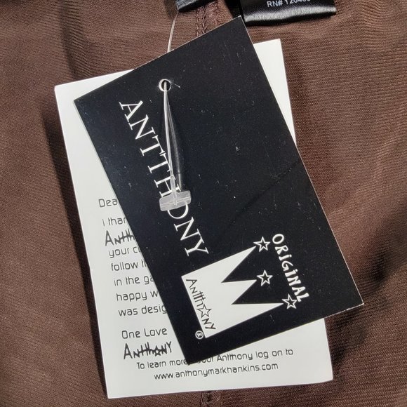 NWT Antthony Bronze Metallic Polka Dot Pull On Slim Skinny Legging Trouser - Picture 13 of 15